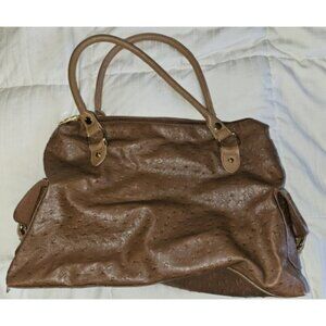 MARK Brown Textured Hobo Bag